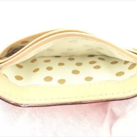 Kate Spade Card Case Red Beige leather Woman - Picture 7 of 7